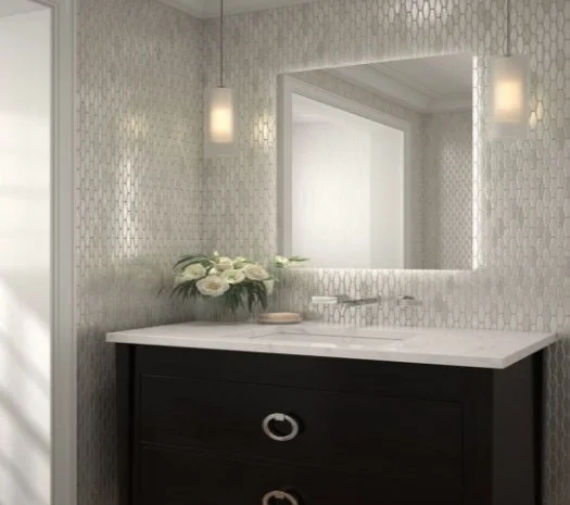 Viking Dist. Anthology Residential Mosaic Wall Tiles / Collection: Glassique Collection / Color: Sepia Stakes - SKU: ANTHGLSS / Size: "12 x 12" - (Only size available!) / No link available to see enhanced view!