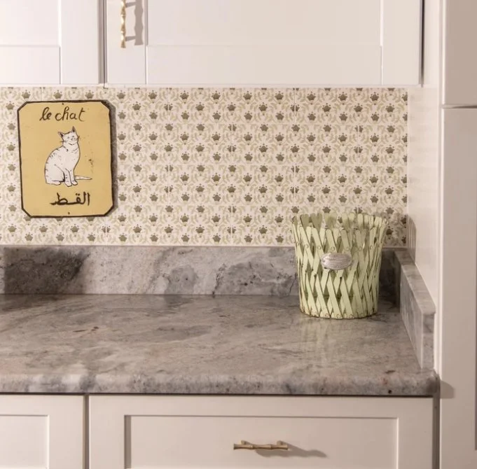 Brandon Co. Mirth Studio Residential Ceramic Tile / Collection: Ceramics / Color: Bunny-SKU: CERS04 / Size: 3" x 10" - (Available in more sizes!) / Click on picture above to see enhanced view! 