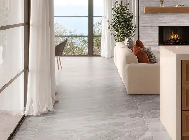 Bolick Dist. Armada Residential Porcelain Tile / Collection: Storm / Color: Gray (Natural) - SKU: AM-900138E / Size: 12" x 24" - (Available in more sizes!) / No link available to see enhanced view! 