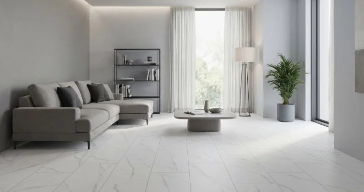 Emser Residential Porcelain Floor Tile / Collection: Duchessa / Color: Silver Matte / SKU: F11DUCHS11224M / Size: 12" x 24" - (Available in more sizes and in a polished version!) / Click on picture above to see enhanced view!