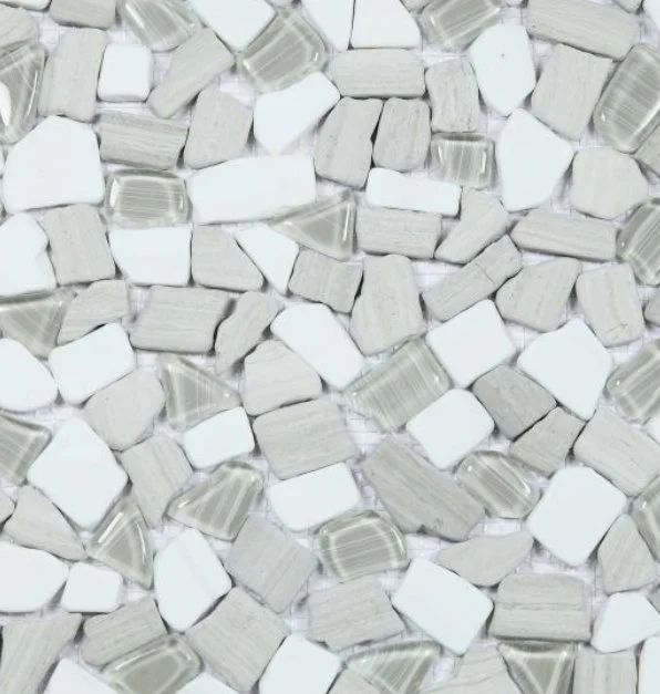 Elysium Residential Mosaic Tile (*ARM 26) / Collection: Pebble / Color: Loft - SKU: M3887 / Size: "12 x 12" - (Only size available!) / Click on picture above to see enhanced view! 