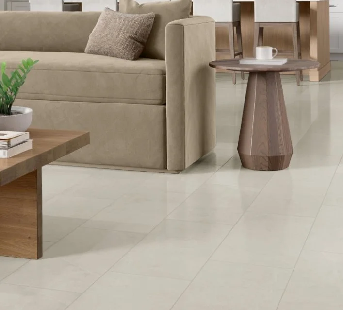 Esmer Residential Porcelain Floor Tile / Collection: Sterlina II / Color: Silver Polished / SKU: F20STERSI1224P / Size: 12" x 24" - (Available in more sizes and in a matte version!) / Click on picture above to see enhanced view! 