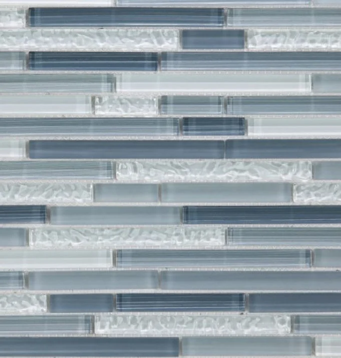 Elysium Residential Mosaic Tile (Can also be used in pools!) (*ARM 22) / Collection: Rain / Color: Blue - SKU: M175 / Size: "11.75 x 12" - (Only size available!) / Click on picture above to see enhanced view!