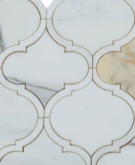 Elysium Residential Mosaic Tile (*ARM 36) / Collection: Alice / Color: Precious Calacatta - SKU: M4103 / Size: "11.50 x 12" - (Only size available!) / Click on picture above to see enhanced view!