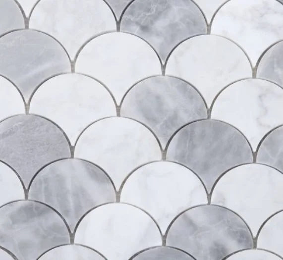 Elysium Residential Mosaic Tile (*ARM 18) / Collection: Dragon / Color: Scale Dusk - SKU: MO1022 / Size: "12 x 12" - (Only size available!) / Click on picture above to see enhanced view! 