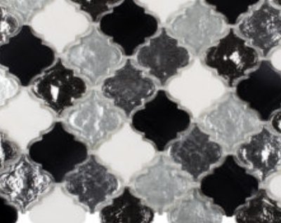 Viking Dist. Anthology Residential Mosaic Wall Tiles / Collection: Chic Collection / Color: Midnight Arabesque - SKU: ANTHCHMA / Size: "12 x 12" - (Only size available!) / No link available to see enhanced view!