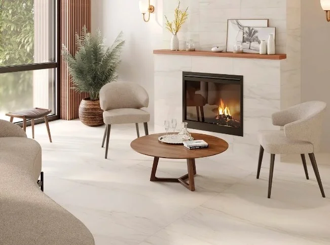 Bolick Dist. Armada Residential Porcelain Tile / Collection: AGELESS / Color: Charleston Polished - SKU: AM-7989 I ET / Size: 12" x 24" - (Available in more sizes!) / No link available to see enhanced view! 