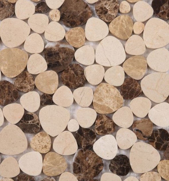 Elysium Residential Mosaic Tile (*ARM 2) / Collection: Aphrodite / Color: Spain - SKU: M962 / Size: 12" x 12" - (Only size available!) / Click on picture above to see enhanced view! 