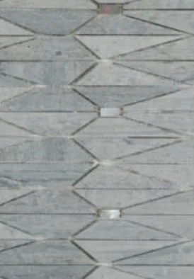 Viking Dist. Anthology Residential Mosaic Wall Tiles / Collection: D-Lux Pearl / Color: Smokey Pearl - SKU: ANTHDLPASP / Size: "11 x 13" - (Only size available!) / No link available to see enhanced view!