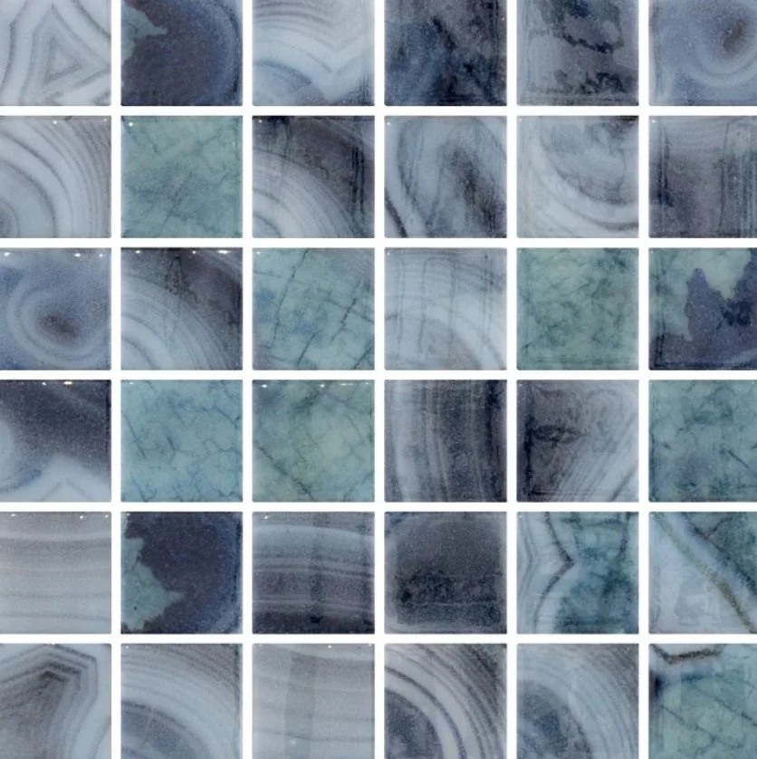 Elysium Residential Mosaic Tile (Can also be used in pools!) (*ARM 47) / Collection: Vanguard / Color: Penta Borneo - SKU: M805 / Size: "12.25 x 12.25" - (Only size available!) / Click on picture above to see enhanced view!