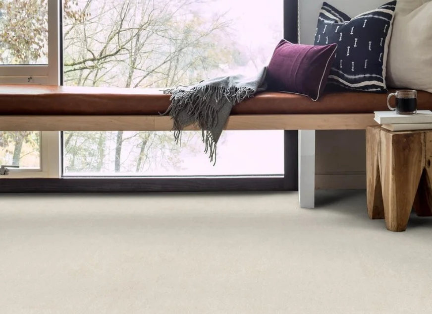 Shaw Floors Anderson Tuftex 100% Nylon Residential Carpet / Collection: Luxe Feel II / Color: Fresh Cream / (Also available in 35 other colors!) / Click on picture above to see additional colors! 