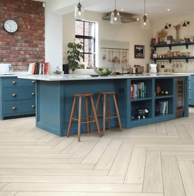 Karndean Residential Luxury Vinyl Plank / Collection: Art Select / Color: Cotton Oak / (Available in glue down only!) / Click on picture above to see enhanced view!