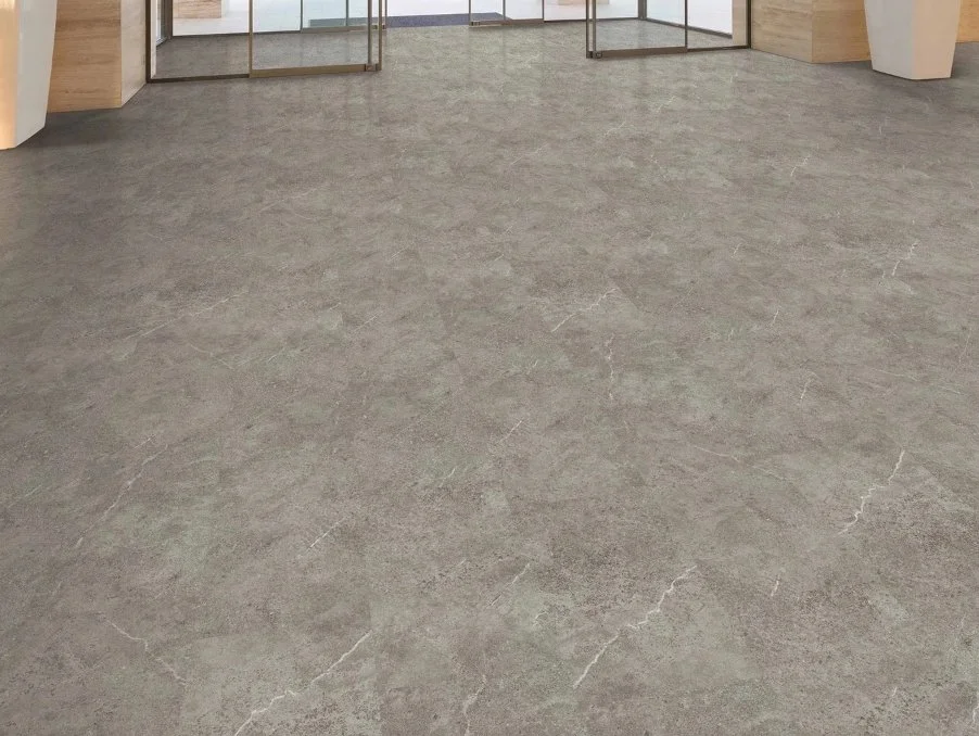 Brandon Co. Next Floor Residential Luxury Vinyl Tile / Collection: Tuscan Sandstone / Color:  Fossil / (Available in glue down!) Click on picture above to see an enhanced view!