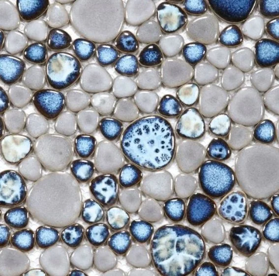 Elysium Residential Mosaic Tile (Can also be used in pools!) (*ARM 38) / Collection: Growing / Color: Cielo - SKU: M980 / Size: "11.50 x 11.50" - (Only size available!) / Click on picture above to see enhanced view!