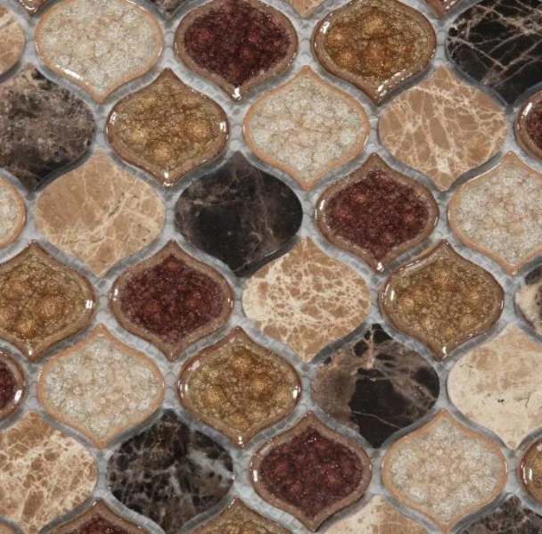 Elysium Residential Mosaic Tile (*ARM 15) / Collection: Van Gogh / Color: Princess - SKU: M245 / Size: "11 x 11" - (Only size available!) / Click on picture above to see enhanced view! 