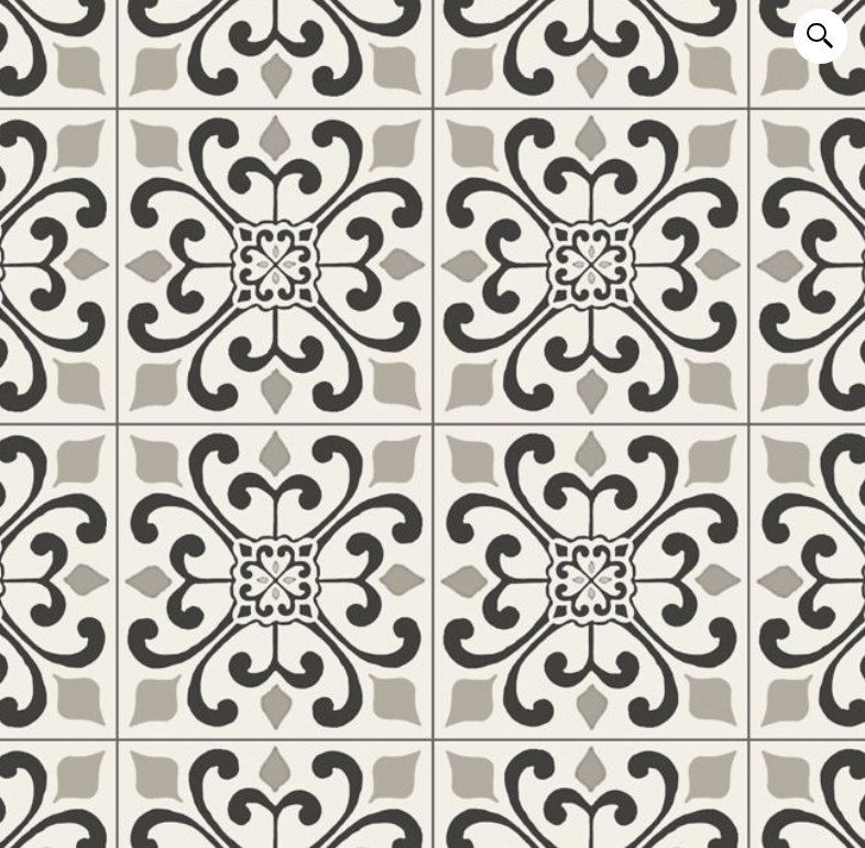 Adleta Armstrong Luxury Sheet Vinyl (Linoleum) / Collection: Progressions - Armador Medallion / Color: Heirloom Gray G7445 / (Available in 12' Foot Rolls) / (Available in 29 other colors!) / Click on picture above to see additional colors! 