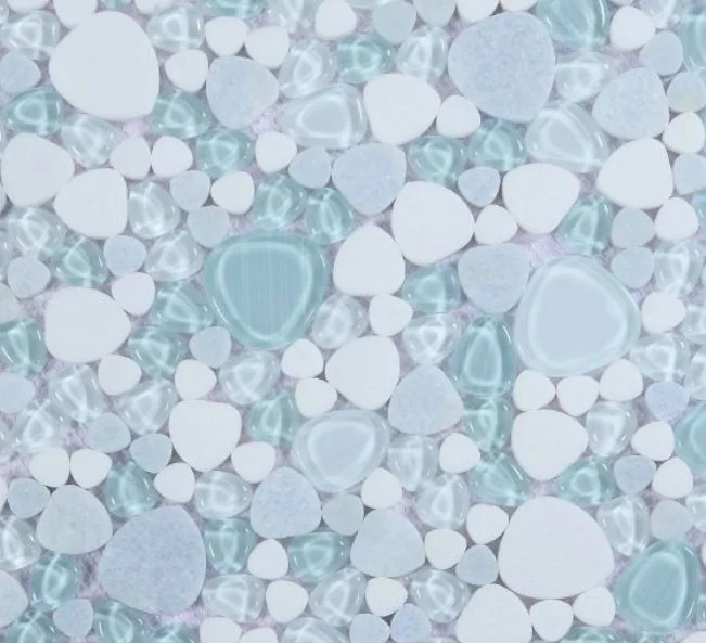 Elysium Residential Mosaic Tile (*ARM 21) / Collection: Peach / Color: Crystal Ocean - SKU: M3927 / Size: "12 x 12" - (Only size available!) / Click on picture above to see enhanced view!
