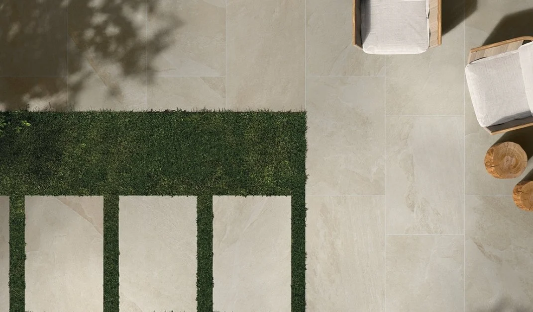 Viking Dist. Florida Tile Residential Porcelain Wall & Floor Tile / Collection: High Ridge / Color: Pinnacle Beige - SKU:  FTIHRG2012x24 / Size: 12" x 24" - (Available in more sizes!) / Click on picture above to see enhanced view! 