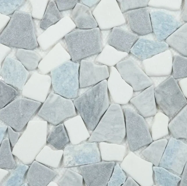 Elysium Residential Mosaic Tile (*ARM 19) / Collection: River / Color: Stone Blue Ocean - SKU: M3764 / Size: "12 x 12" - (Only size available!) / Click on picture above to see enhanced view! 