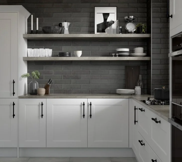 Esmer Residential Glazed Ceramic Wall Tile / Collection: Raku / Color: Charcoal / SKU:  W32RAKUCH0312MP26 / Size: 3" x 12" - (Available in more sizes!) / Click on picture above to see enhanced view!