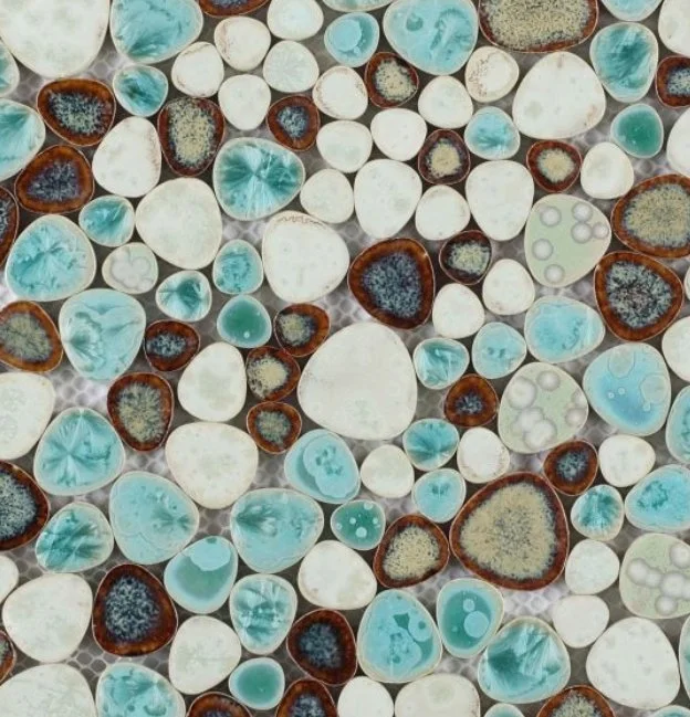 Elysium Residential Mosaic Tile (Can also be used in pools!) (*ARM 38) / Collection: Growing / Color: Grass - SKU: M430 / Size: "11.50 x 11.50" - (Only size available!) / Click on picture above to see enhanced view!