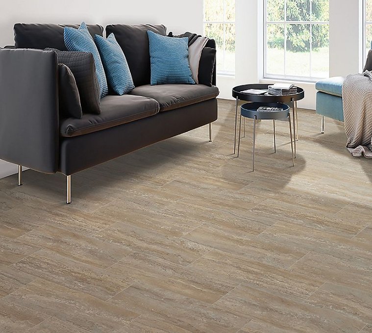 Mohawk Versa Tech Plus Luxury Sheet Vinyl (Linoleum) / Collection: Genial Crest / Color: Warm Sienna 543 / (Available in 13'2 Foot Rolls) / (Available in 11 other colors!) / Click on picture above to see additional colors! 