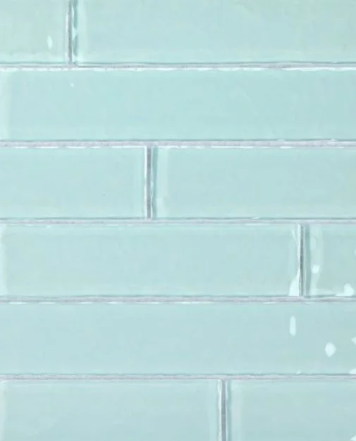 Elysium Residential Mosaic Tile (Can also be used in pools!) (*ARM 32) / Collection: Ripple / Color: Turquoise - SKU: M4264 / Size: "11.75 x 11.75" - (Only size available!) / Click on picture above to see enhanced view!