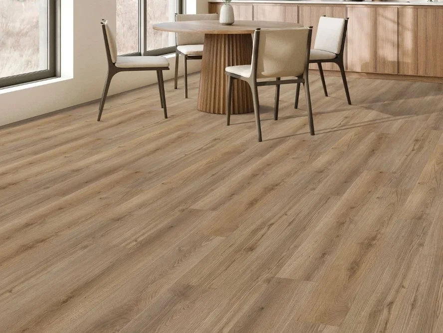 Brandon Co. Diamond Living Residential Luxury Vinyl Plank / Collection: Level Best II / Color: Mocha Mist / (Available in glue down!) No link available to see enhanced view!