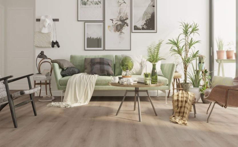 Lions Floor Residential Luxury Vinyl Plank / Collection: Bambino / Color: Coffee Feather / (Also available in 15 other colors!) / Click on picture above to see additional colors!