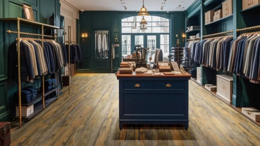 P. F. S. Ascension Residential Luxury Vinyl Plank / Collection: Backwoods / Color: Country Cabin / (Available in glue down only!) / Click on picture above to see enhanced view!
