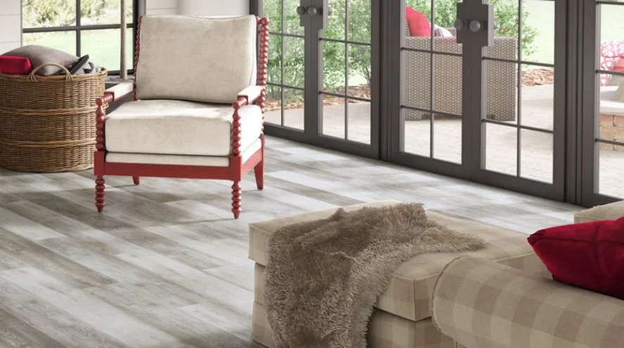 NovaFlor Residential Luxury Vinyl Plank / Collection: Ellis / Color: Cottage Pine Blanch / (Available in click or glue down!) / Click on picture above to see enhanced view!