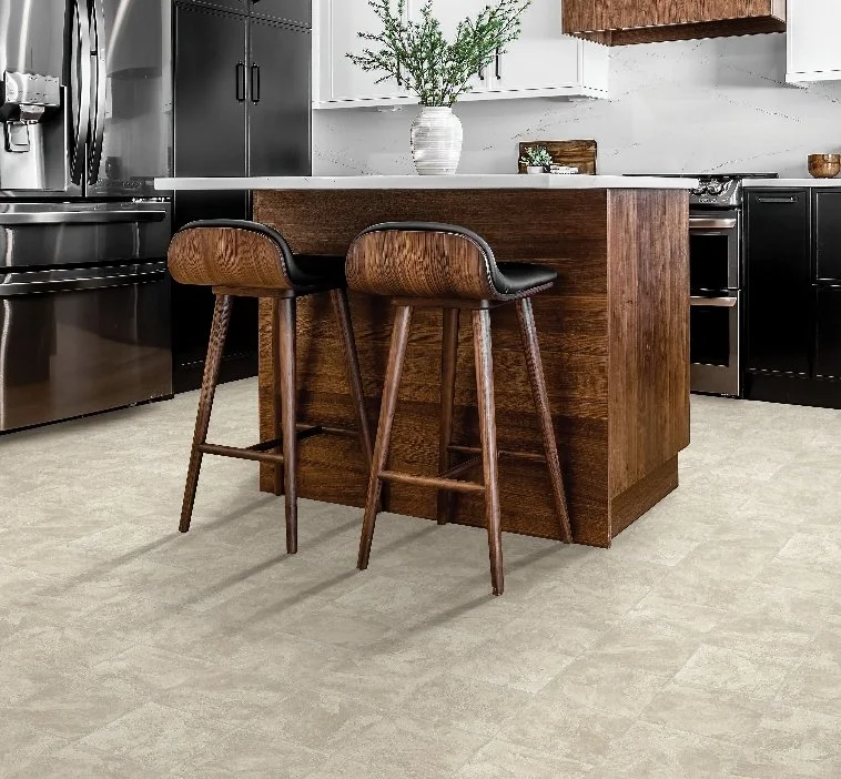 Mohawk Versa Tech Essentials Luxury Sheet Vinyl (Linoleum) / Collection: Fieldcrest / Color: Crystal Pond 535A / (Available in 12' Foot Rolls) / (Available in 11 other colors!) / Click on picture above to see additional colors! 