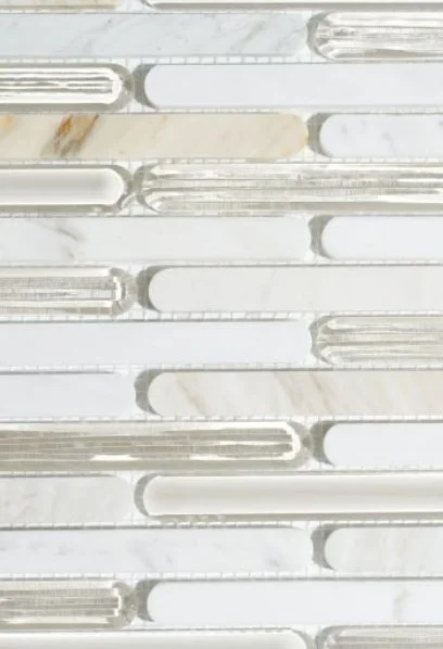 Elysium Residential Mosaic Tile (*ARM 10) / Collection: Bamboo / Color: Calacatta Gold - SKU: M4691 / Size: 11.75" x 12.25" - (Only size available!) / Click on picture above to see enhanced view!