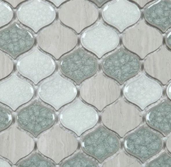 Elysium Residential Mosaic Tile (*ARM 15) / Collection: Van Gogh / Color: Swiss Blue - SKU: M4100 / Size: "11 x 11" - (Only size available!) / Click on picture above to see enhanced view! 