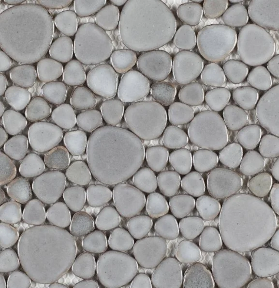 Elysium Residential Mosaic Tile (Can also be used in pools!) (*ARM 38) / Collection: Growing / Color: Grey - SKU: M534 / Size: "11.50 x 11.50" - (Only size available!) / Click on picture above to see enhanced view!