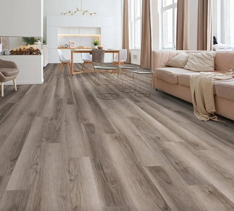 Brandon Co. Next Floor Residential Luxury Vinyl Tile / Collection: Donnington / Color:  Modern Hickory / (Available in glue down!) Click on picture above to see an enhanced view!