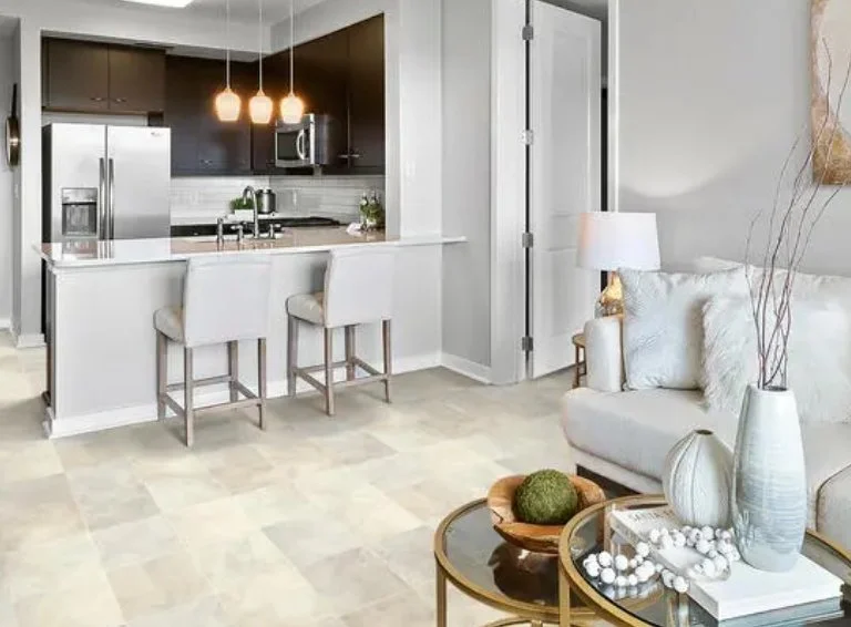 BeauFlor Luxury Sheet Vinyl (Linoleum) / Collection: BlacktexHD / Color: Linen 127M / (Available in 13'2 Foot Rolls) / (Available in 6 other colors!) / Click on picture above to see additional colors!
