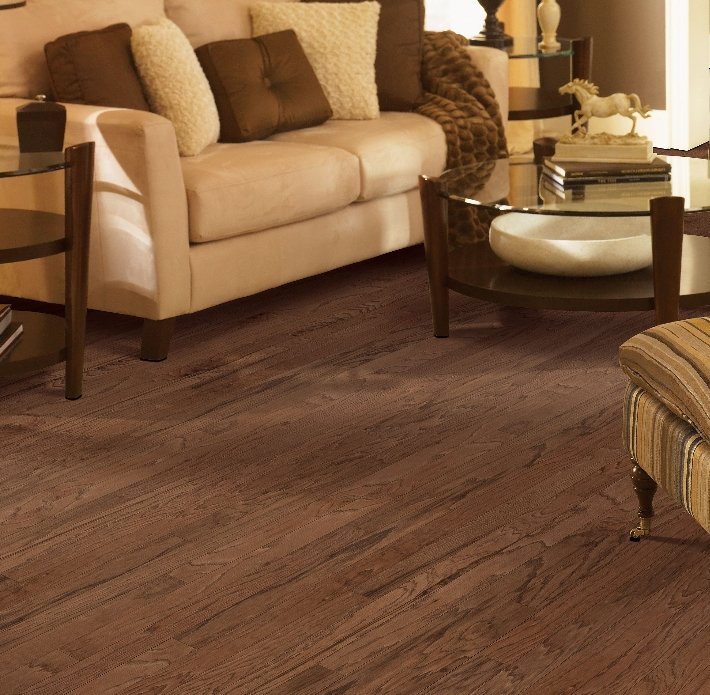 Mohawk Residential Engineered Hardwood Flooring / Collection: TecWood Essentials-Woodmore / Color: Oak Oxford / (Available in glue down, staple, click, & float!) / (Available in 3 other colors!)  / Click on picture above to view additional colors!