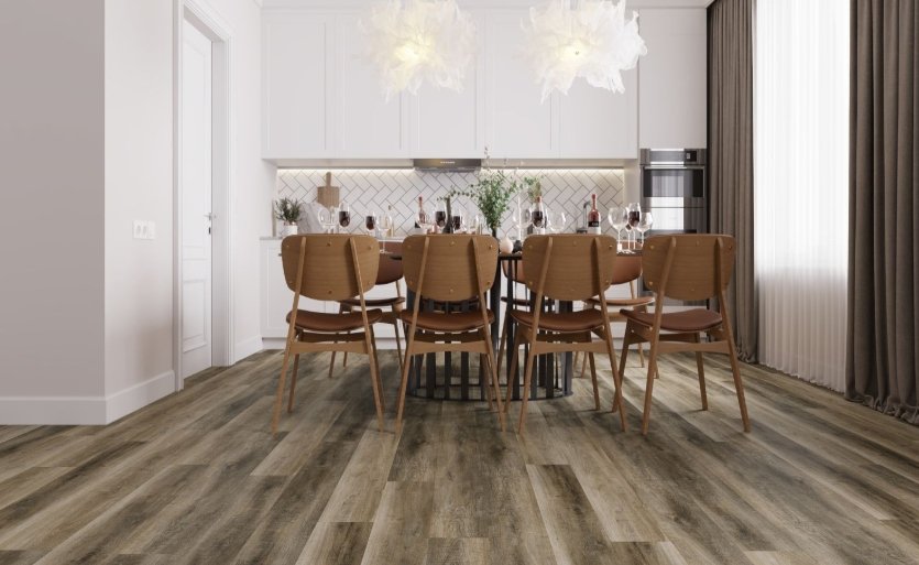 Lions Floor Residential Luxury Vinyl Plank / Collection: Natural Essence Plus / Color: Medieval / (Also available in 6 other colors!) / Click on picture above to see additional colors! 