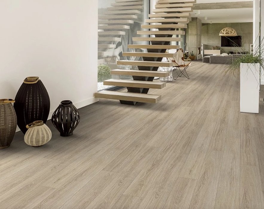 Brandon Co. Next Floor Residential Luxury Vinyl Tile / Collection: Donnington / Color:  Silver Oak / (Available in glue down!) Click on picture above to see an enhanced view!