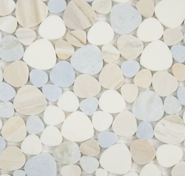 Elysium Residential Mosaic Tile (*ARM 2) / Collection: Aphrodite / Color: Sky - SKU: M3506 / Size: 12" x 12" - (Only size available!) / Click on picture above to see enhanced view! 
