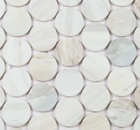 Elysium Residential Mosaic Tile (*ARM 32) / Collection: Penny / Color: Marble Large Eura Wood Honed 2x2- SKU: M4444 / Size: "11.75 x 12" - (Only size available!) / Click on picture above to see enhanced view!