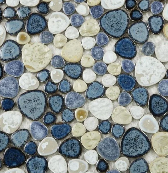 Elysium Residential Mosaic Tile (Can also be used in pools!) (*ARM 39) / Collection: Growing / Color: Ocean - SKU: M604 / Size: "11.50 x 11.50" - (Only size available!) / Click on picture above to see enhanced view!