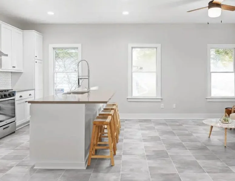 BeauFlor Luxury Sheet Vinyl (Linoleum) / Collection: BlacktexHD / Color: Denim 997M / (Available in 13'2 Foot Rolls) / (Available in 6 other colors!) / Click on picture above to see additional colors!