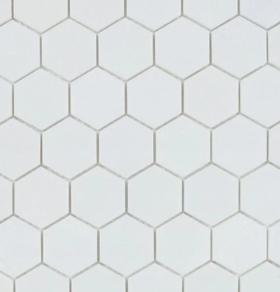 Elysium Residential Mosaic Tile (*ARM 4) / Collection: Hexagon / Color: Thassos Polished 2x2 - SKU: M4035 / SKU: MO1075 (For 3x3's) / Size: 11.75" x 12" - (Only 1 other size available - (3x3) 10.25 x 11.75!) / Click on picture above to see enhanced v