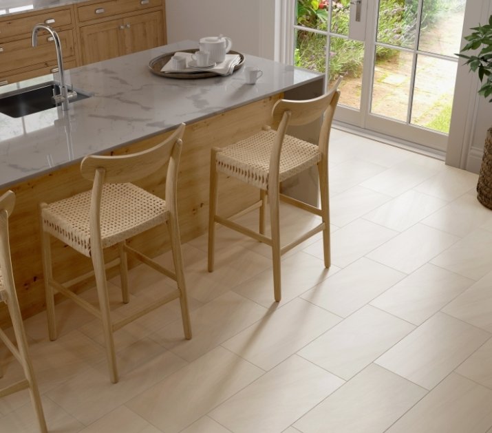 Esmer Residential Porcelain Floor Tile / Collection: Sabe / Color: Ivory Matte / SKU:  I99SABLIV1223 / Size: 12" x 23" - (Available in more sizes!) / Click on picture above to see enhanced view! 