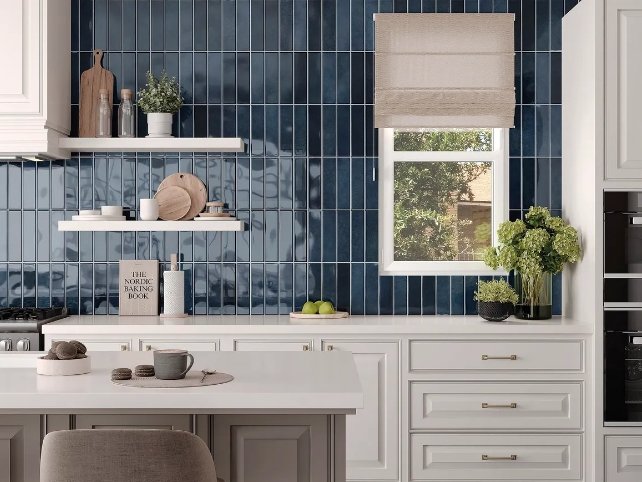 Bolick Dist. Armada Residential Porcelain Wall Tile / Collection: HIGHLAND LAKE / Color: Lake / Size: 3" x 10" - (Available in more sizes!) / No link available to see enhanced view! 