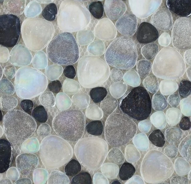 Elysium Residential Mosaic Tile (Can also be used in pools!) (*ARM 30) / Collection: Inari / Color: Grey Pebble - SKU: M247 / Size: "12 x 12" - (Only size available!) / Click on picture above to see enhanced view!