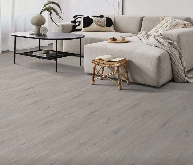 Brandon Co. Next Floor Residential Luxury Vinyl Plank / Collection: Medalist / Color: Driftwood Oak / (Available in glue down!) Click on picture above to see an enhanced view!
