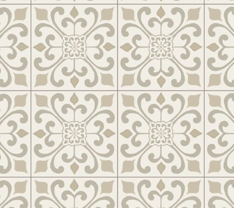 Adleta Armstrong Luxury Sheet Vinyl (Linoleum) / Collection: Progressions - Armador Medallion / Color: Creme G7446 / (Available in 12' Foot Rolls) / (Available in 29 other colors!) / Click on picture above to see additional colors! 